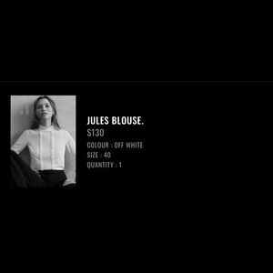 Sézane - JULES BLOUSE - Ecru